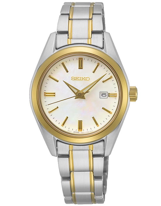Seiko Seiko Conceptual Series Dress SUR636P1  SUR636P1 кварцевые женские часы белый циферблат, браслет нержавеющая сталь — вид спереди
